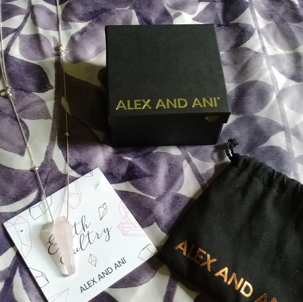 Rose Quartz Alex and Ani necklace